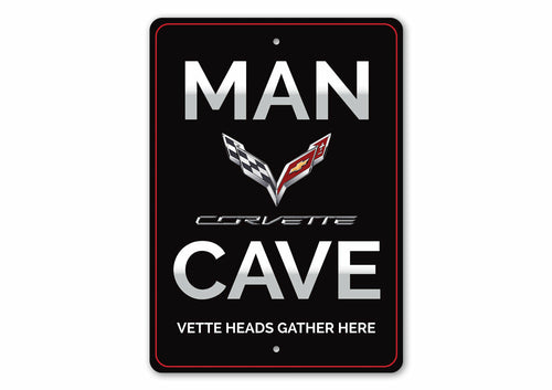 Corvette Man Cave Sign