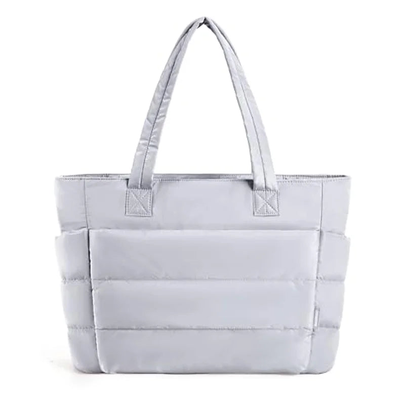 BAGSMART Tote Bag Puffy Padded Women's Bags Leisure Commuting Handbag Large Capacity Mommy Go Out Storage Organizer