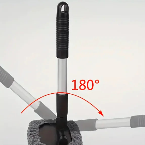 180-Degree Telescopic Aluminum Car Windshield Brush
