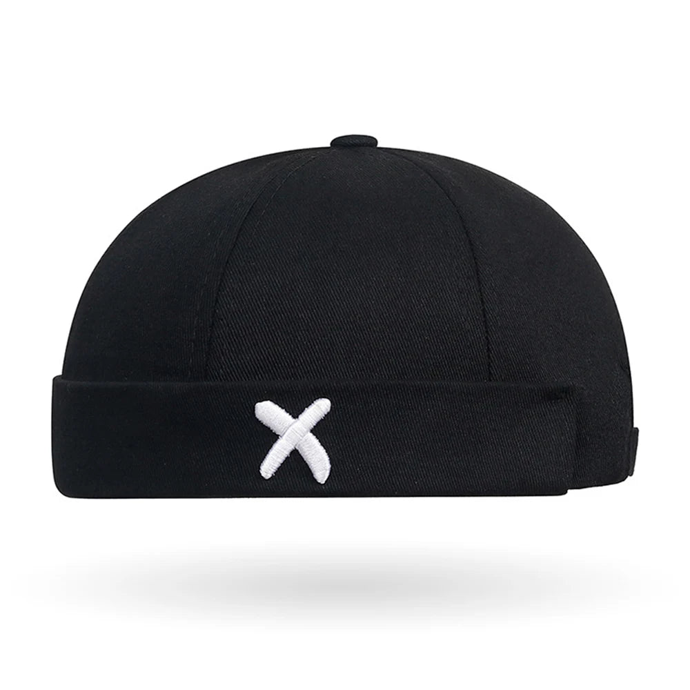 Men Hip Hop Hats Vintage Beanie Hat Summer Adjustable Landlord Hat Trendy Streetwear Docker Cap Women men Brimless Skullies Cap