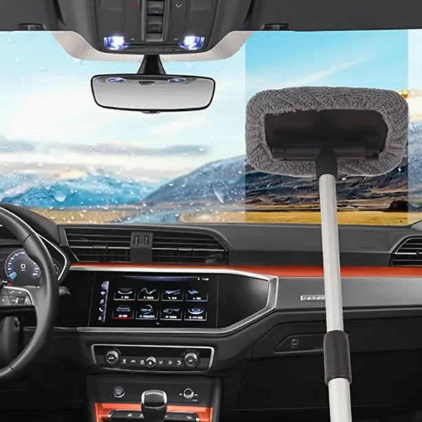 180-Degree Telescopic Aluminum Car Windshield Brush