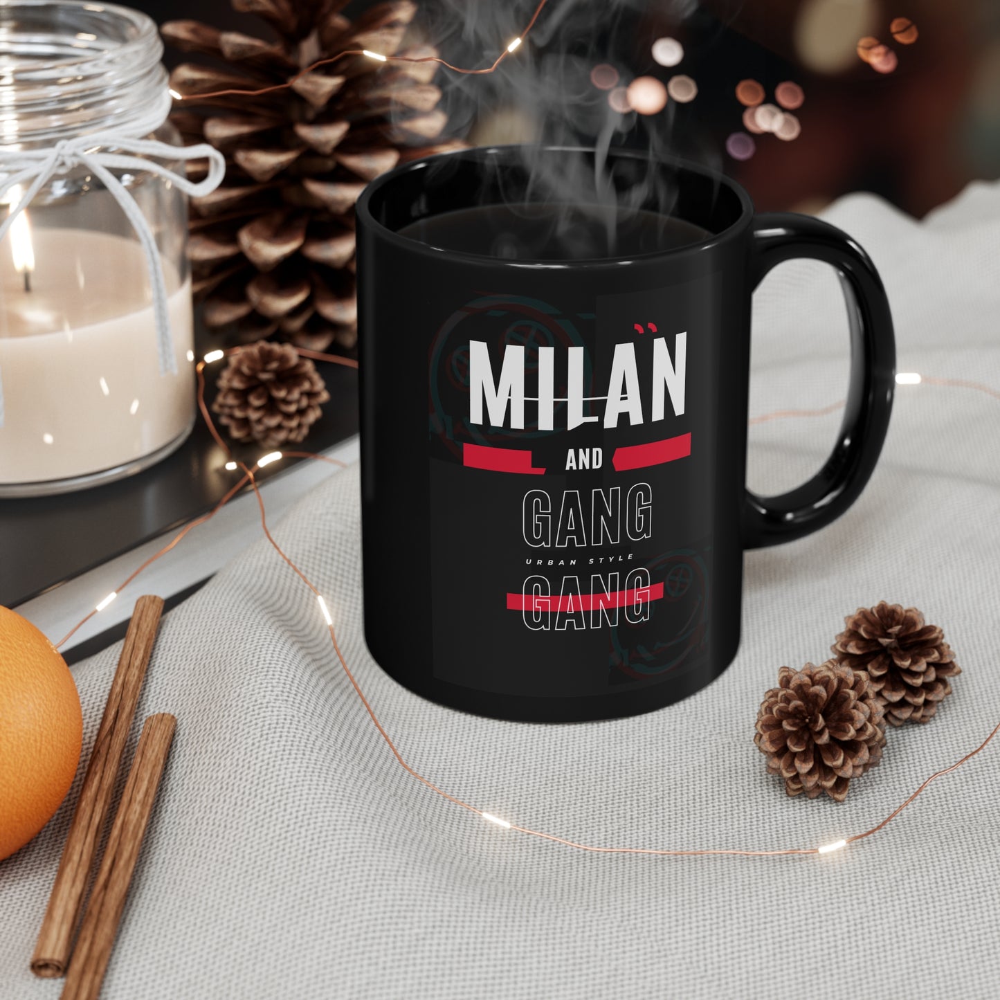 11oz Black Mug