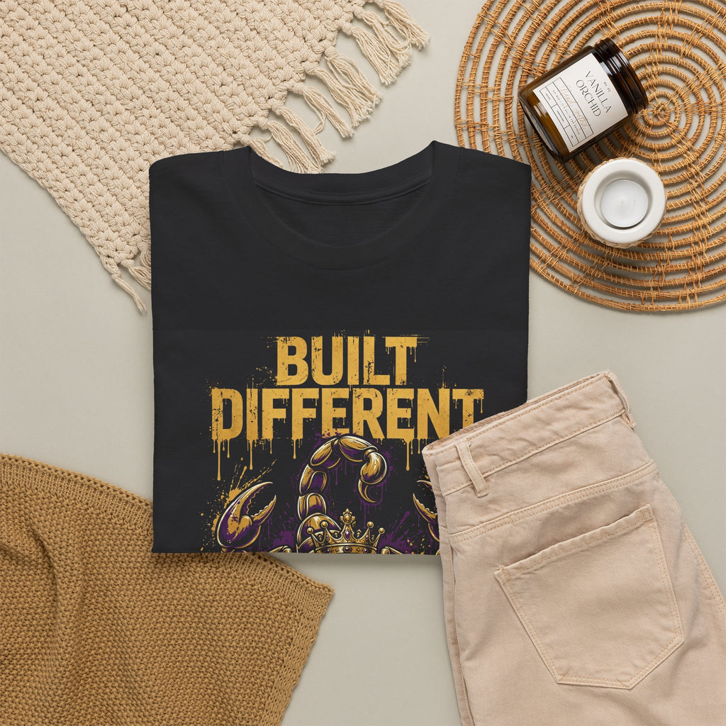 Built Different — Crowned Scorpion Scorpio Tee
