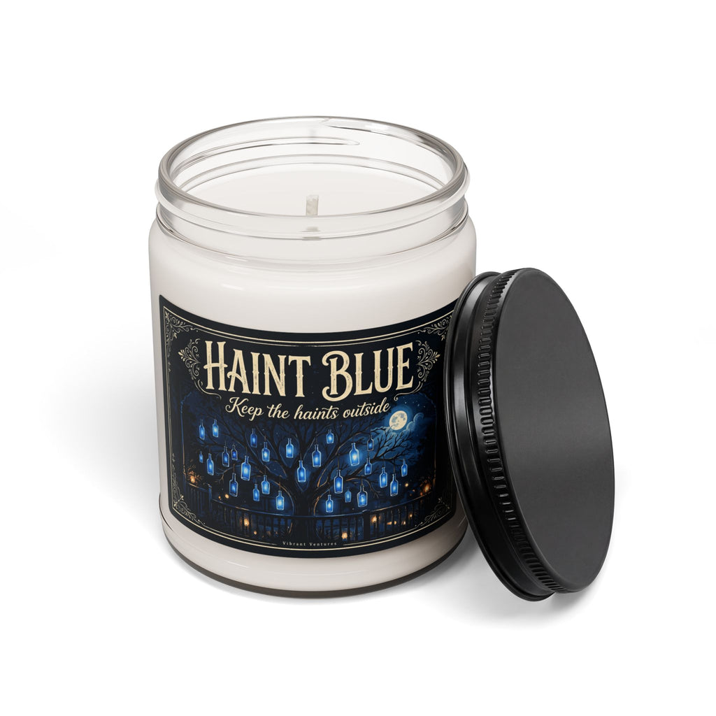 Haint Blue 9oz Soy Candle — White Sage and Lavender