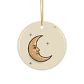 Gothmas Moon Face Ornament — Vintage Postcard