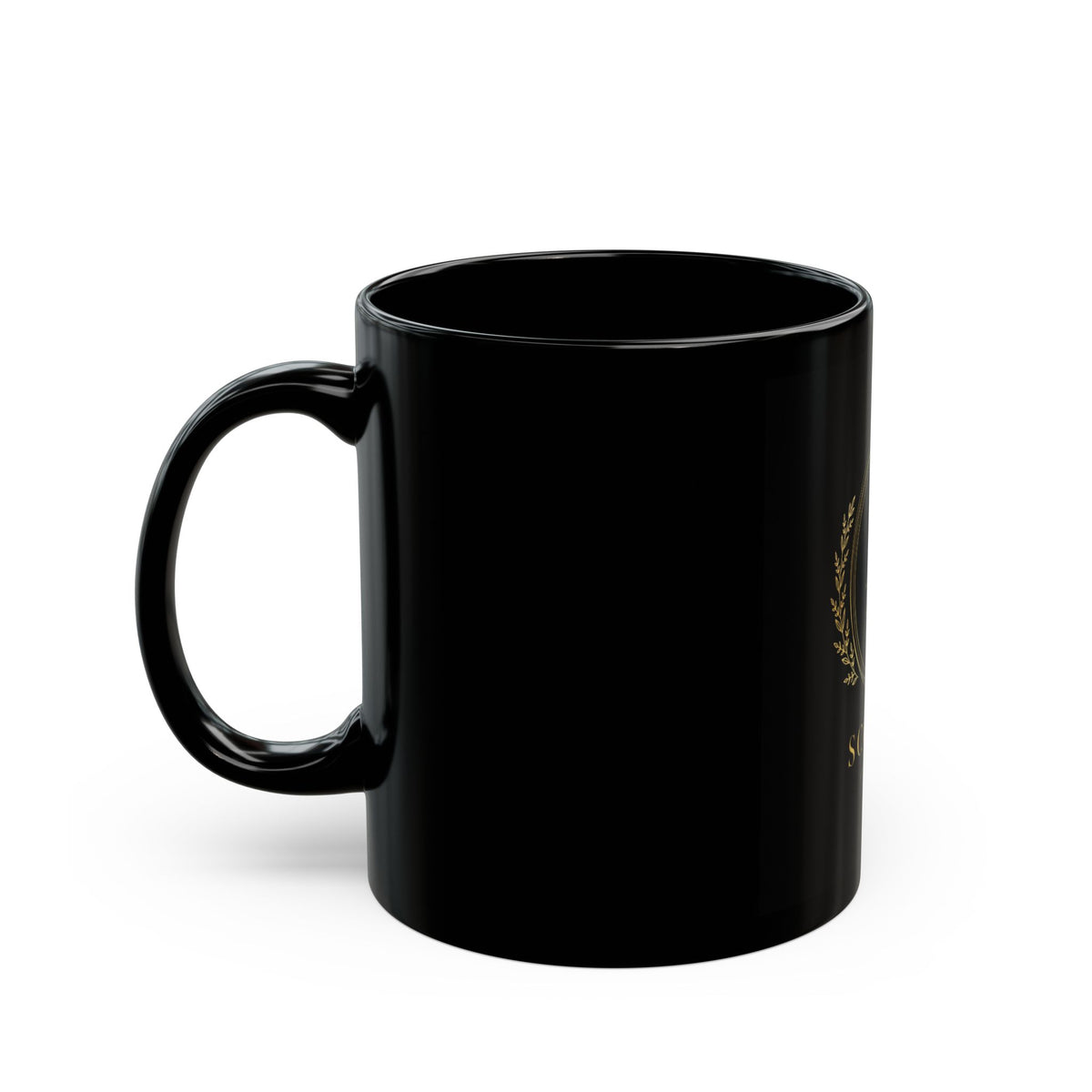 Scorpio Luxe Crest — Gold Line Zodiac Mug