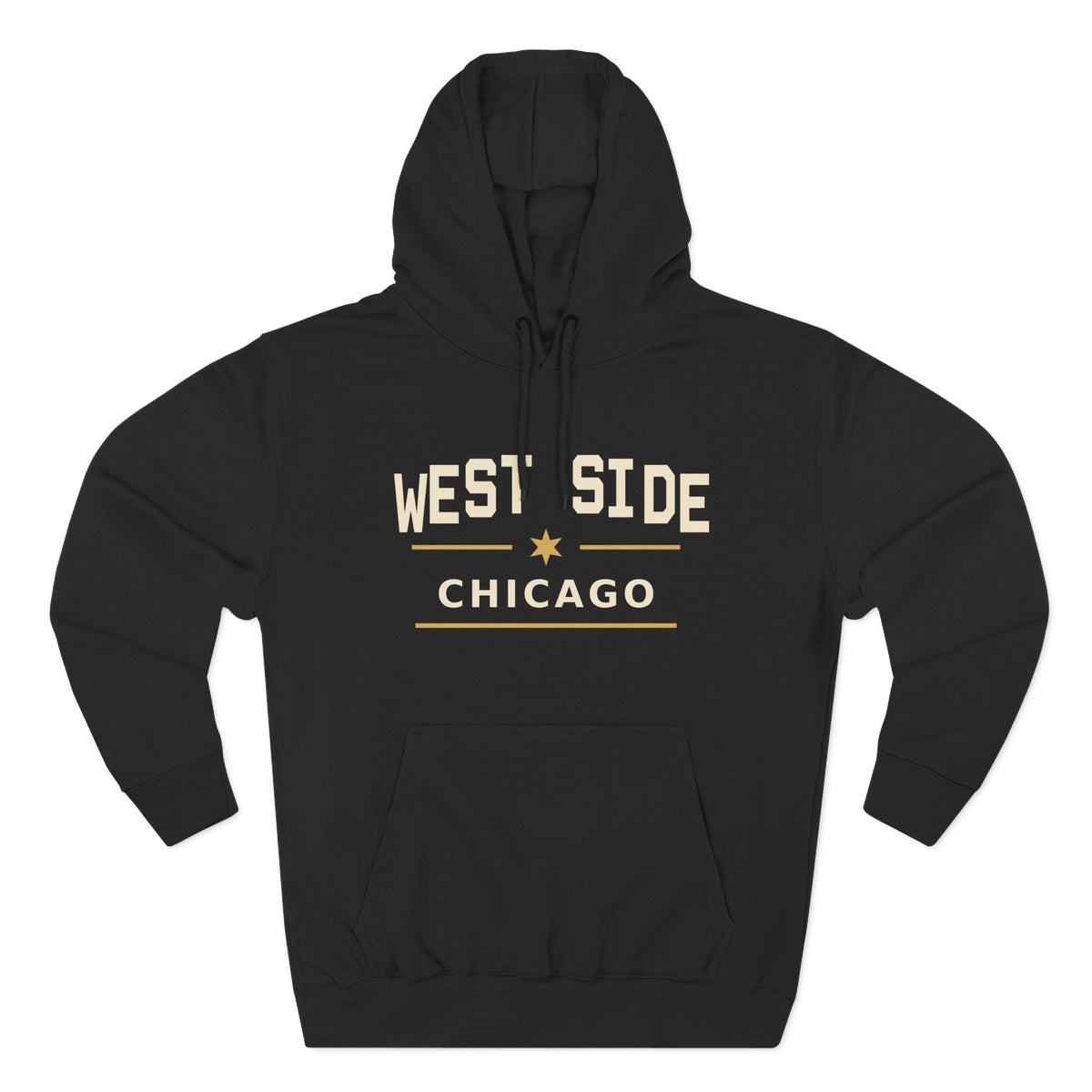 GLAMAZON AVE — West Side Story Hoodie | Black & Gold