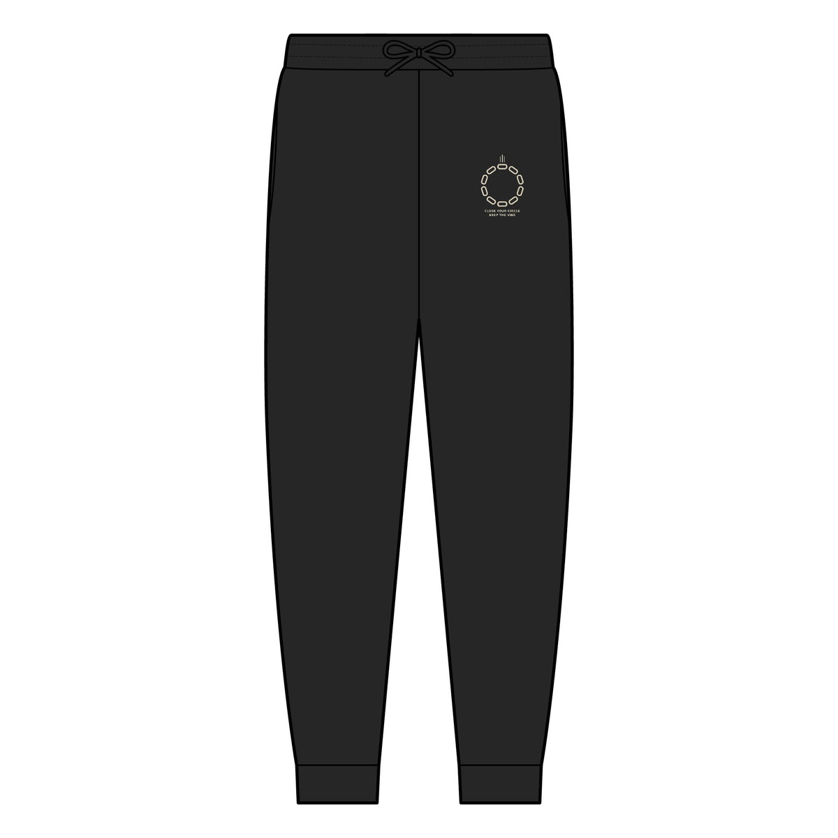 Close Your Circle Tracksuit Joggers — Women’s Black/Gold