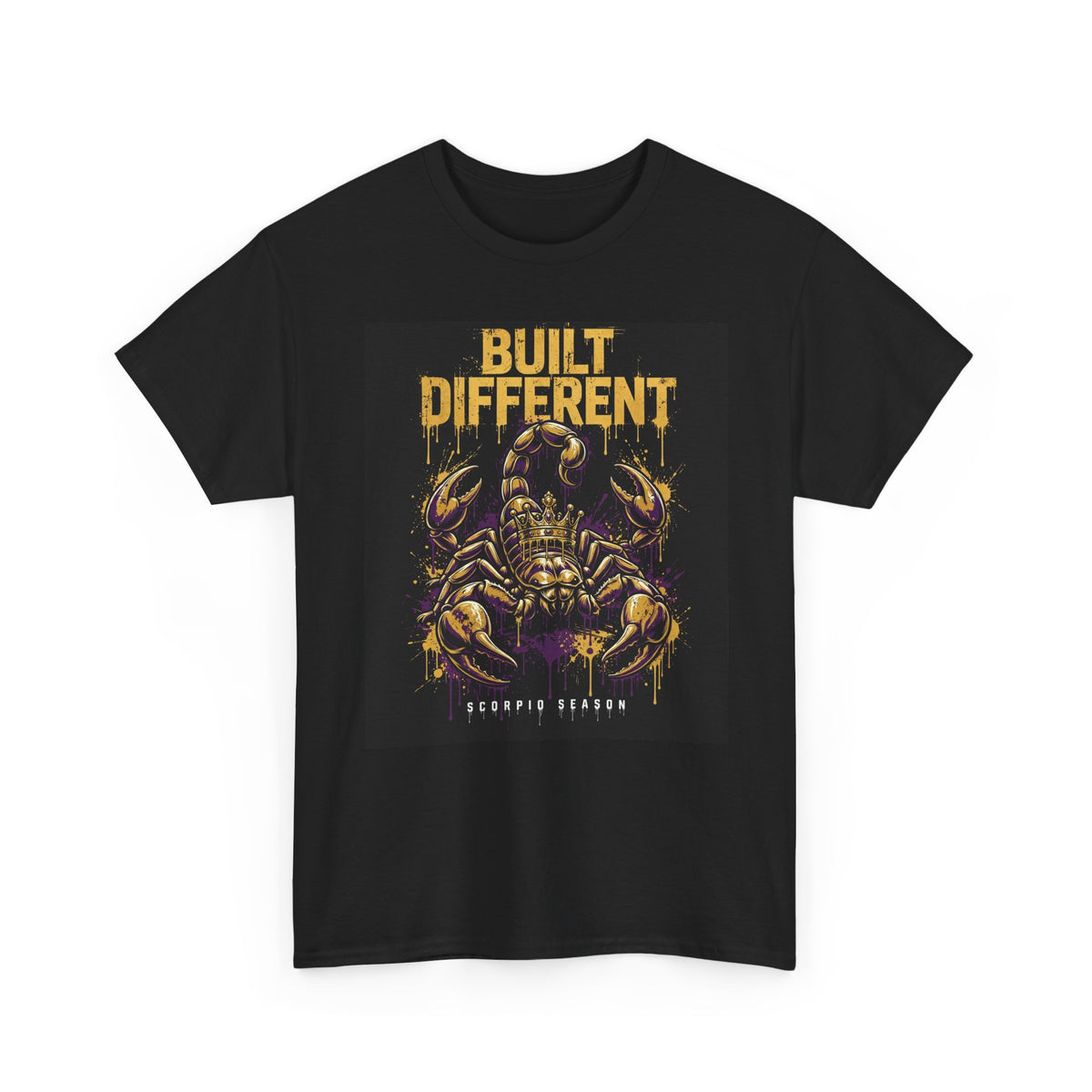 Built Different — Crowned Scorpion Scorpio Tee