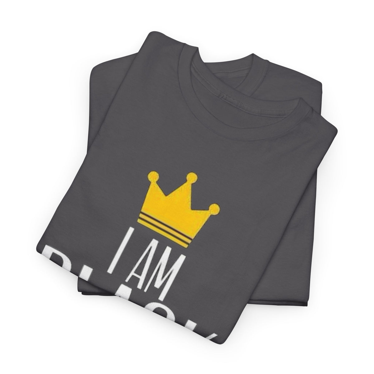 I Am Black Excellence T-Shirt — Empowerment Tee with Crown Graphic