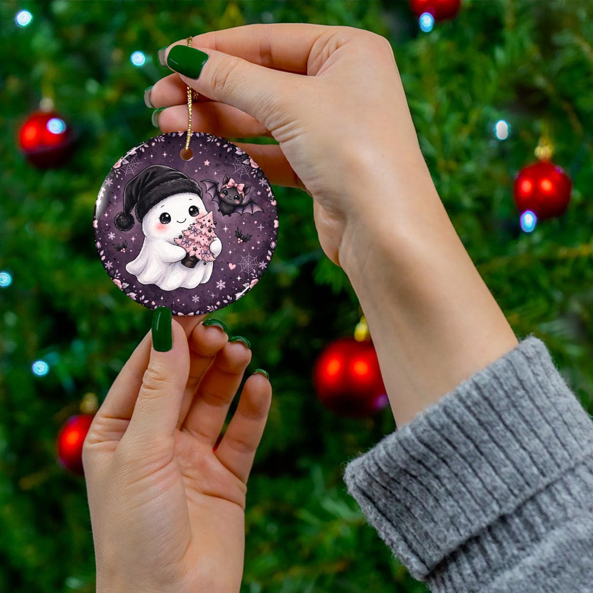 Gothmas Little Ghost Ornament — Creepy-Cute