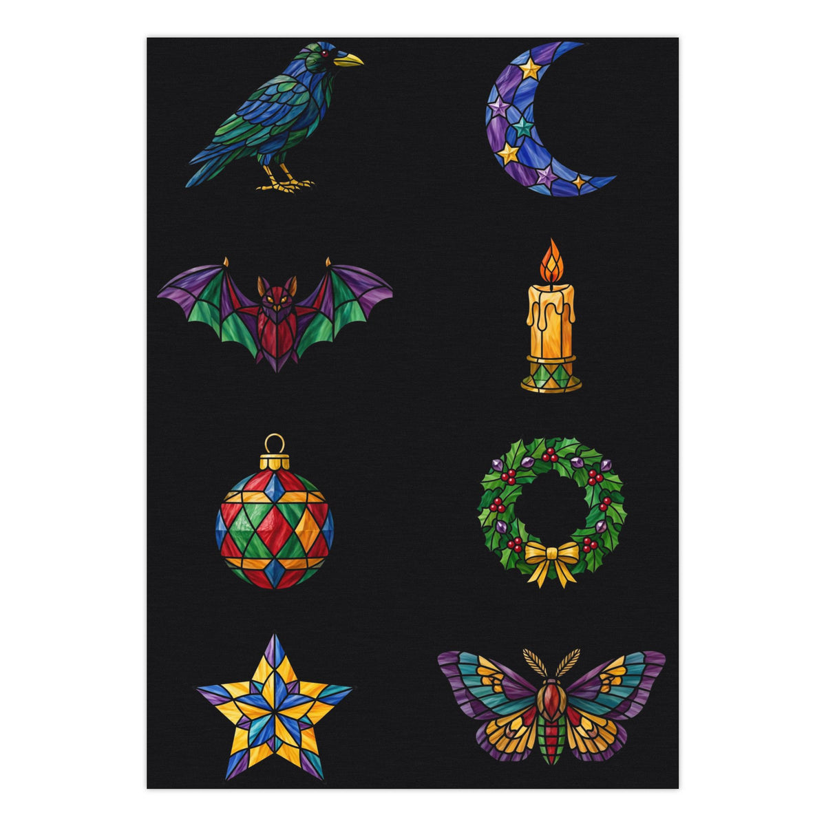 Gothmas Sticker Sheet — Stained Glass
