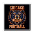 Chicago Football — Bear & Ball Magnet