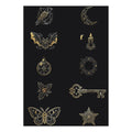 Gothmas Sticker Sheet — Gold Engraving