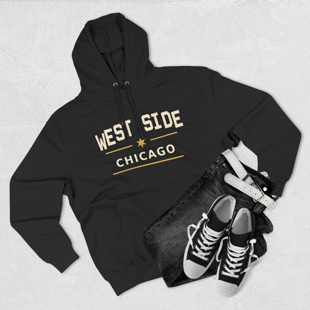 GLAMAZON AVE — West Side Story Hoodie | Black & Gold