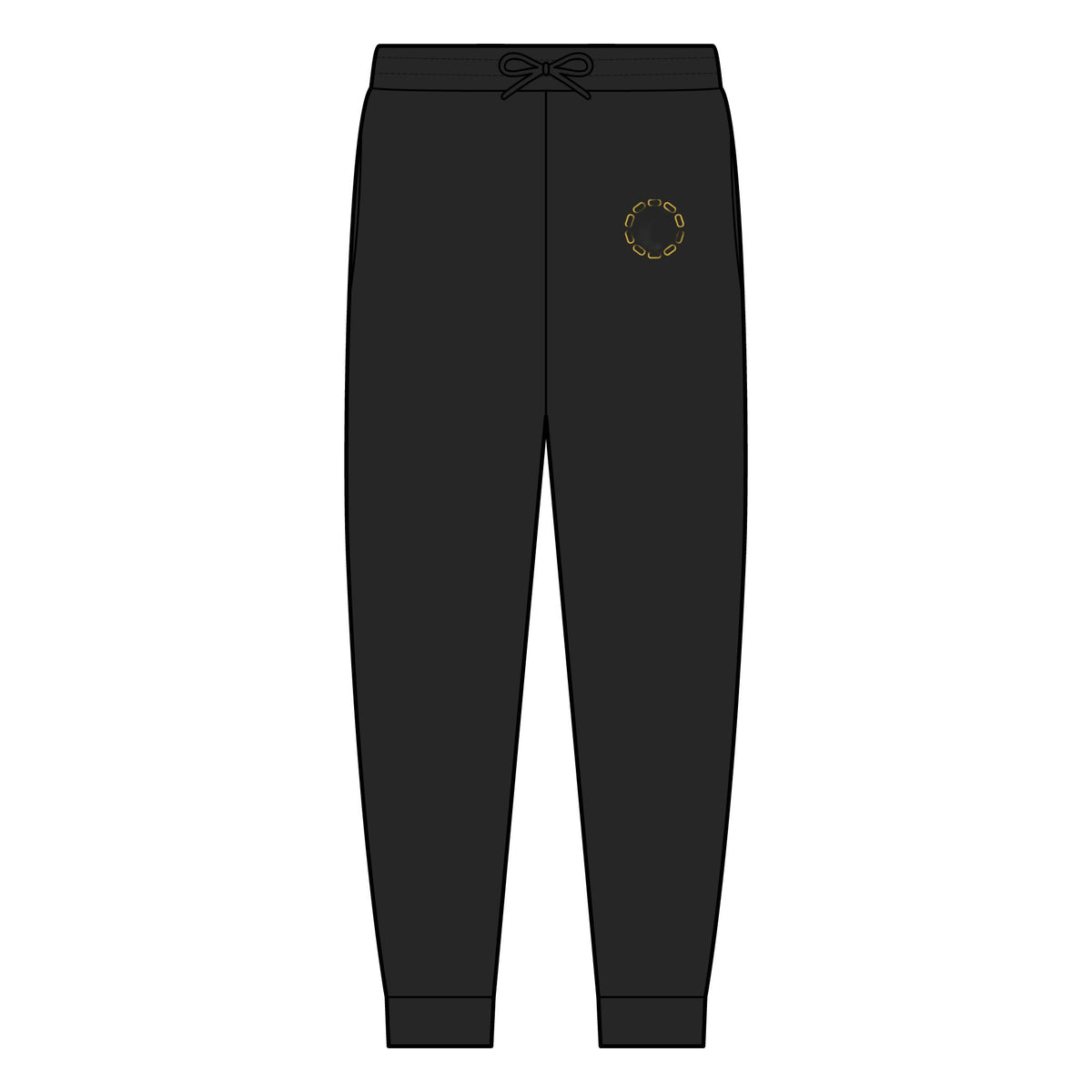 Close Your Circle Tracksuit Joggers — Women’s Black/Gold