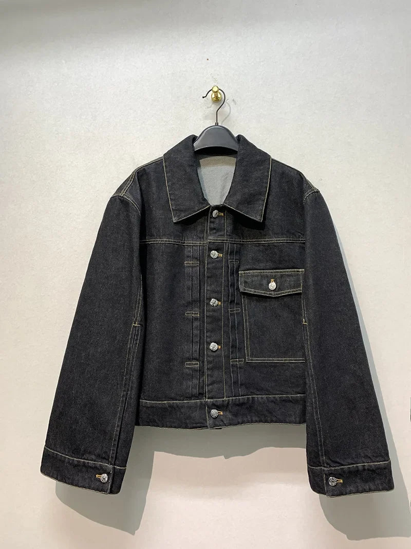 Women's Cropped Denim Jacket