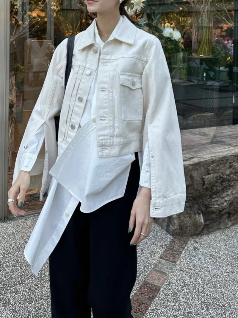 Women's Cropped Denim Jacket