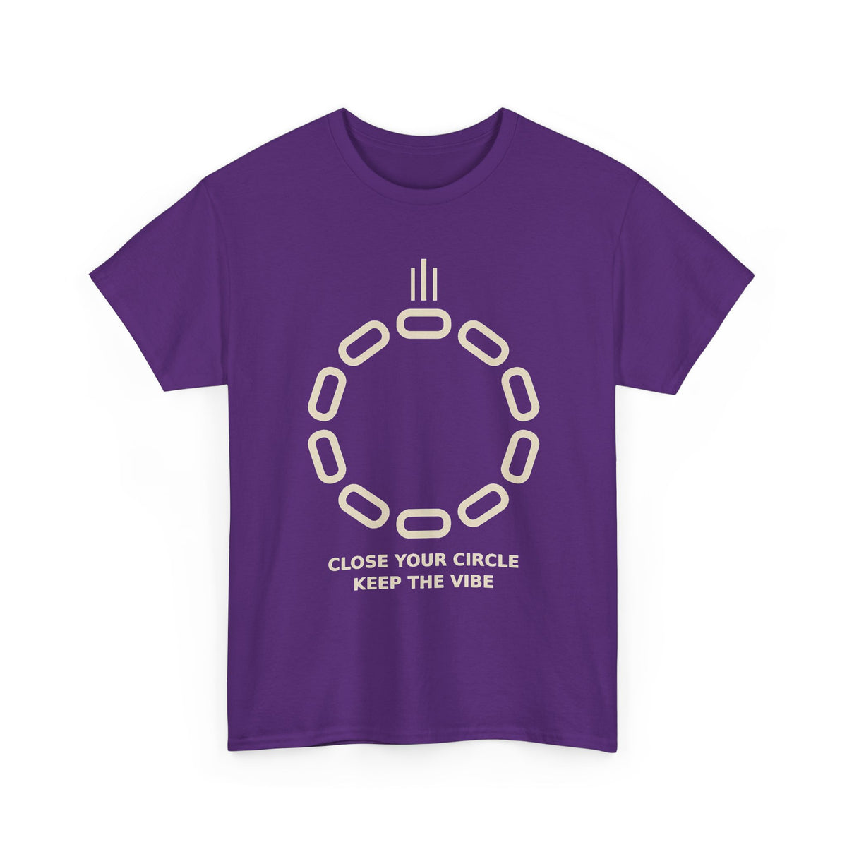 Close Your Circle Tee — graphic t-shirt, alternate view