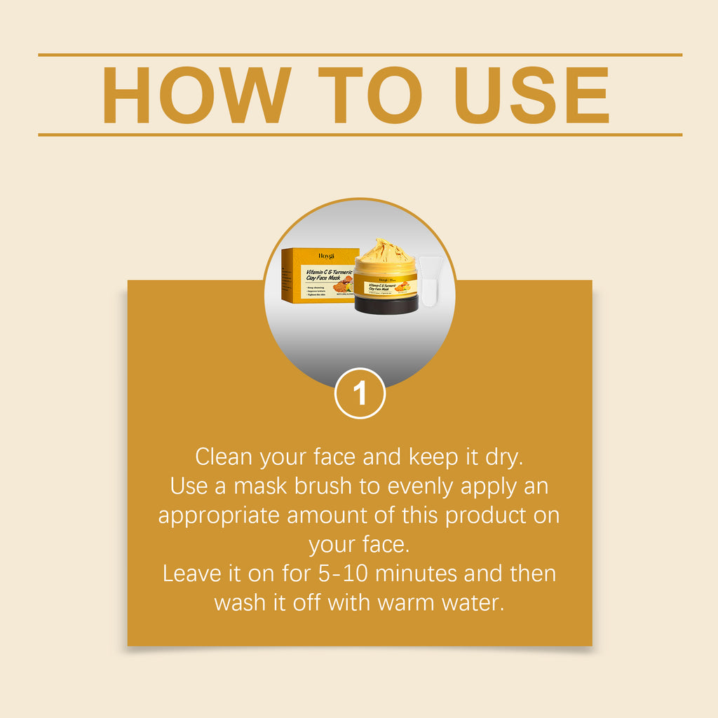 Hoygi Turmeric Glow Mud Mask