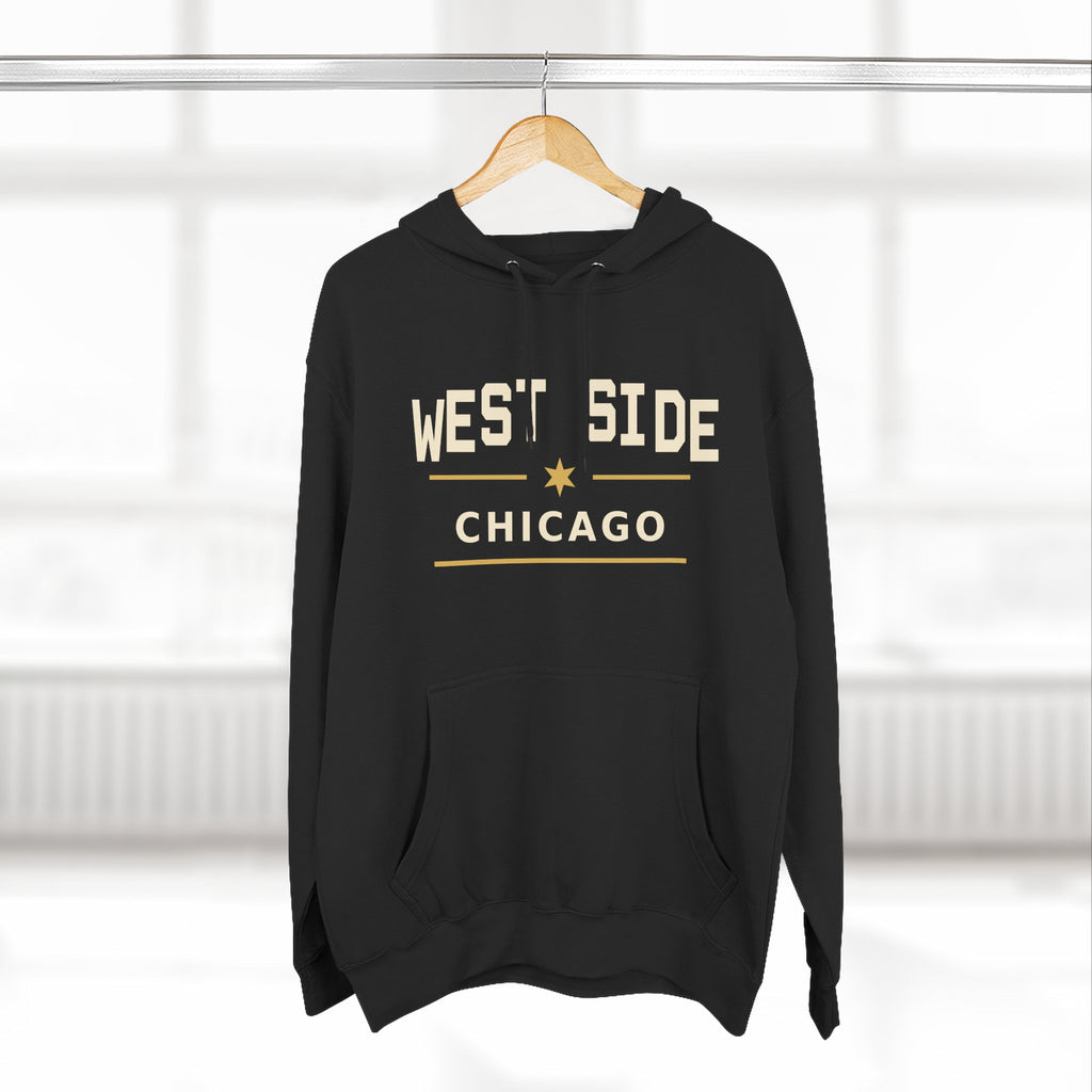 GLAMAZON AVE — West Side Story Hoodie | Black & Gold