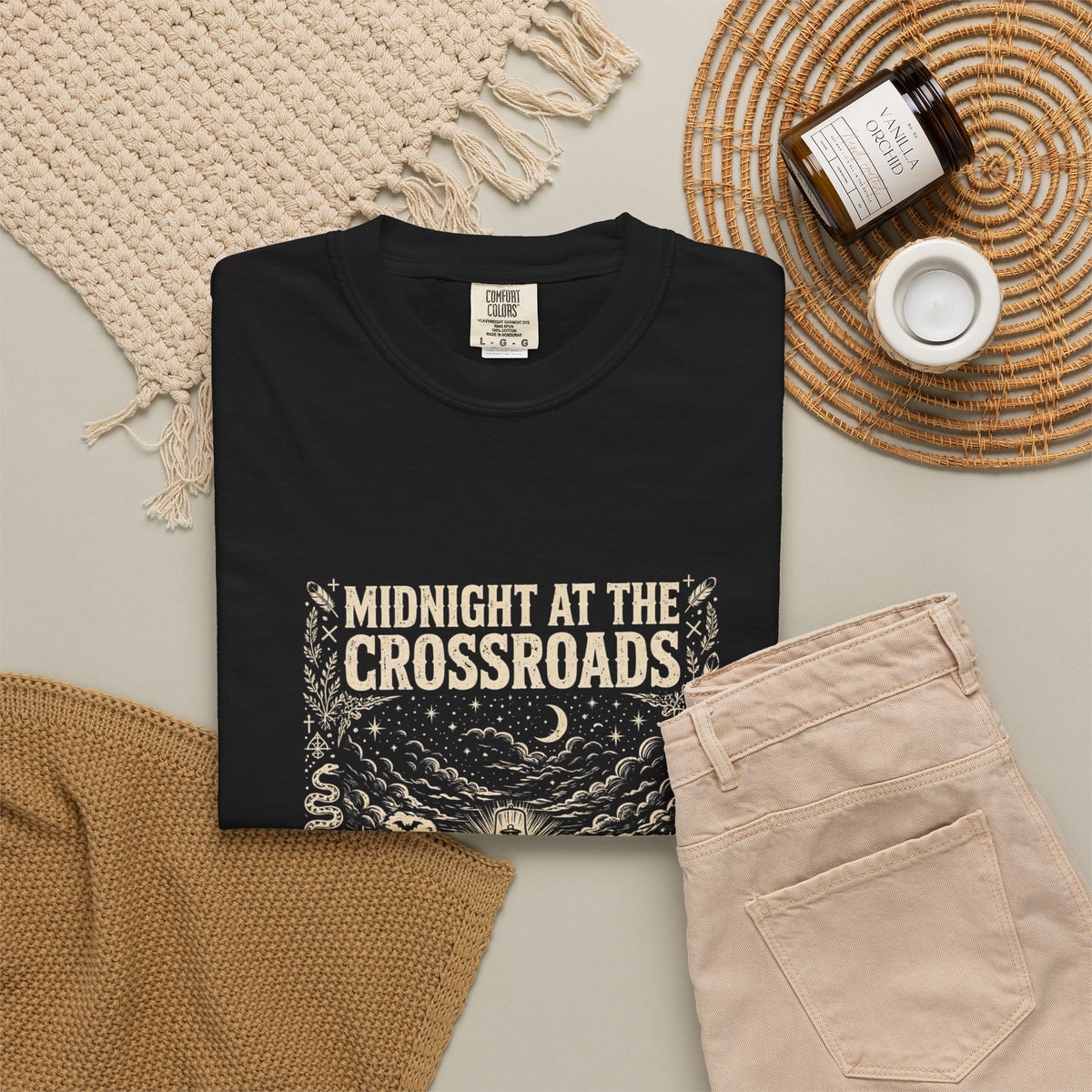 The Bottle Tree — Midnight at the Crossroads Heavyweight Tee