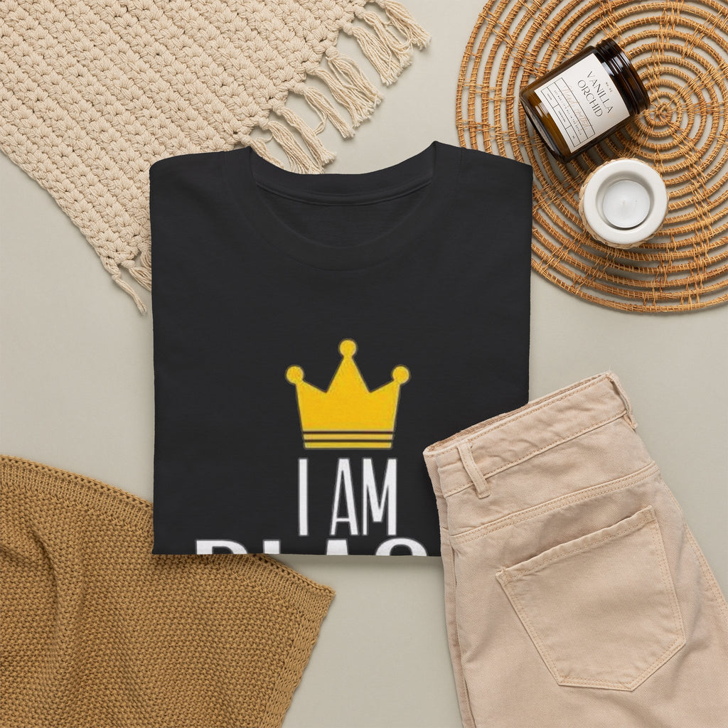 I Am Black Excellence T-Shirt — Empowerment Tee with Crown Graphic