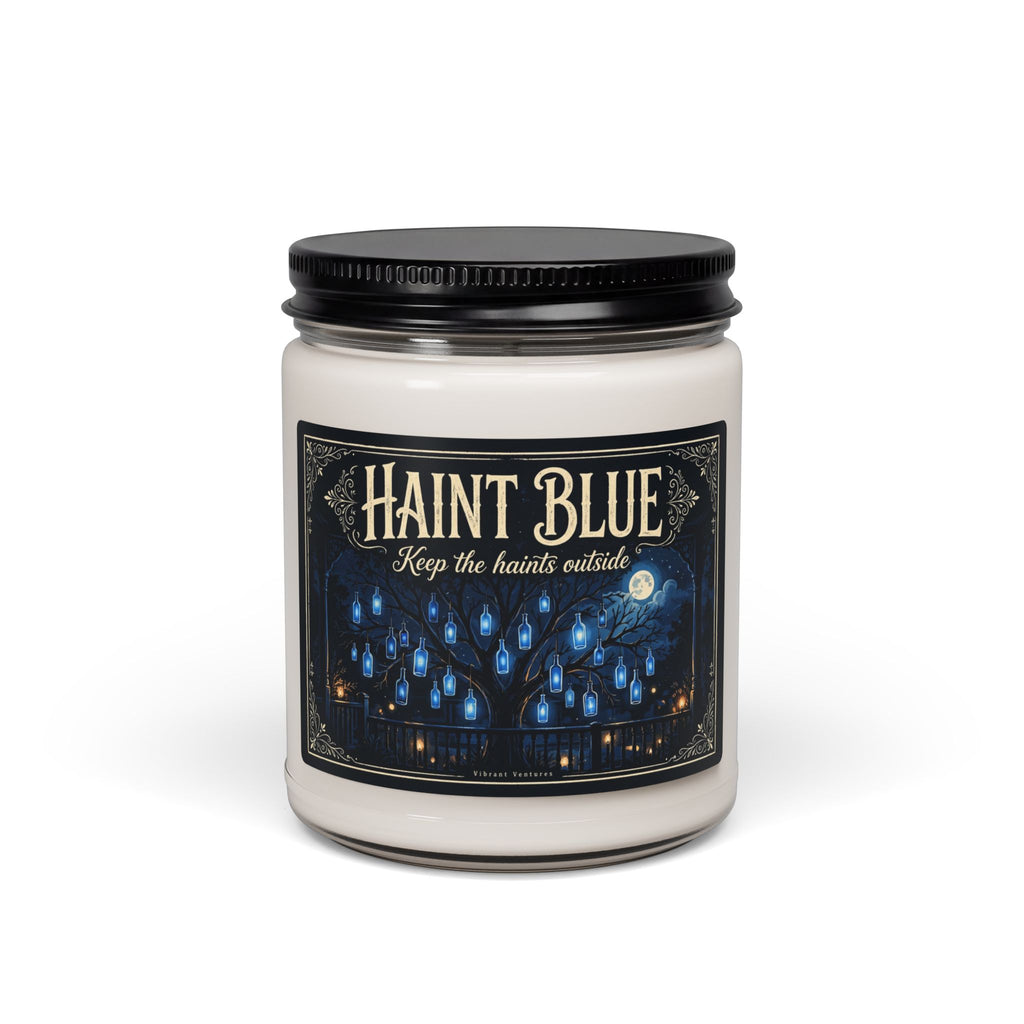 Haint Blue 9oz Soy Candle — White Sage and Lavender