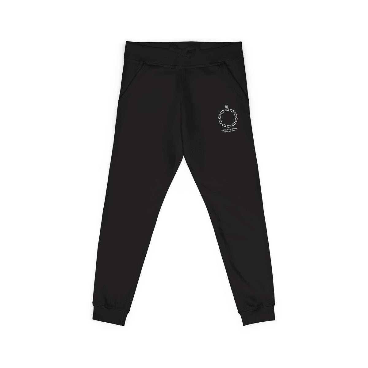 Embroidered Olive Laurel Sweatpants