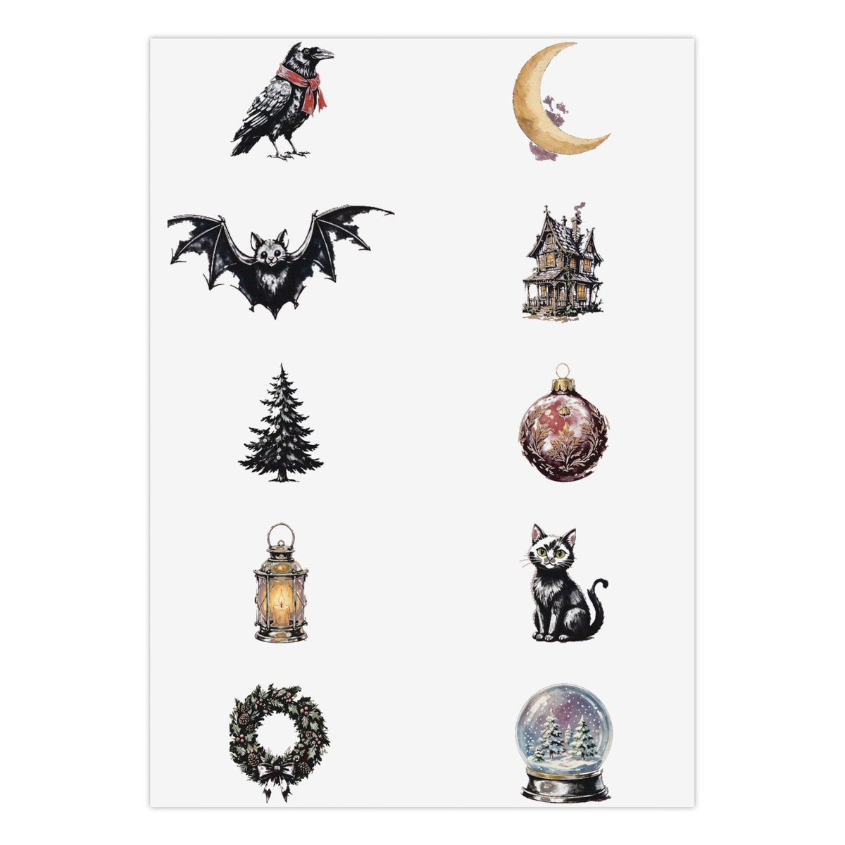 Gothmas Sticker Sheet — Storybook