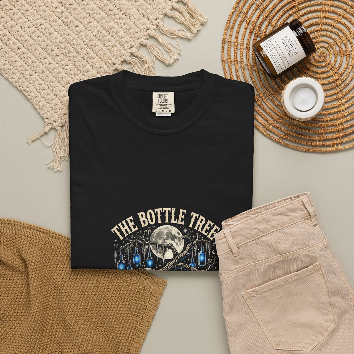 The Bottle Tree — Haint Blue Heavyweight Tee