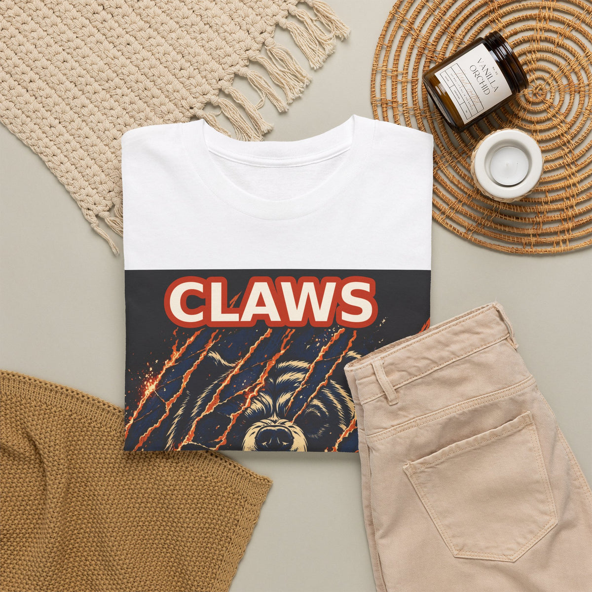 Claws Down Heavy Cotton Tee