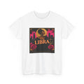 Golden Libra Season Tee — Chicago Skyline Zodiac Shirt
