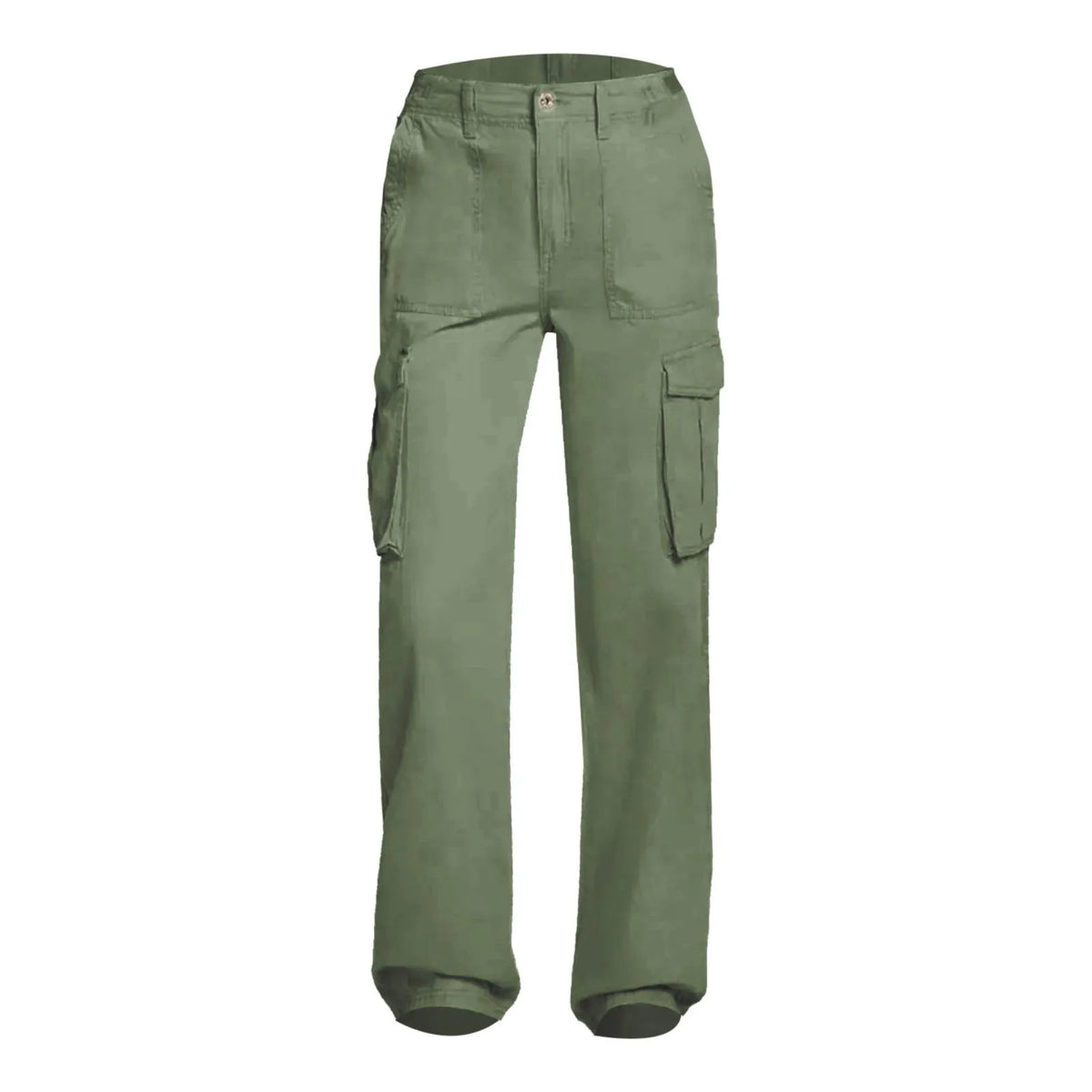Women's Adjustable-Waist Cargo Pants — pants, back view