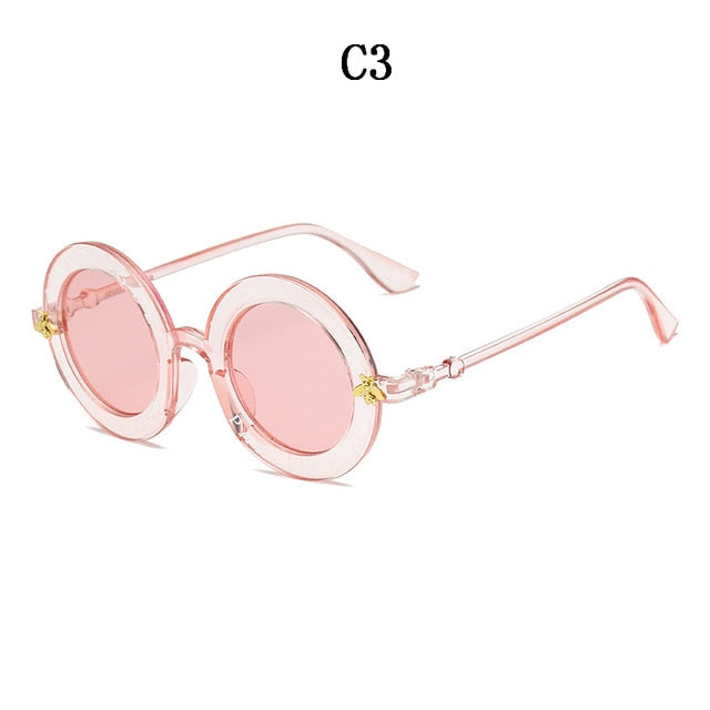 Newest Fashion Round Sunglasses Women Brand Designer Vintage Gradient Shades Sun Glasses