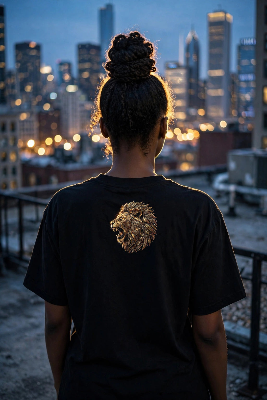 LEGACY Tee – Gold Lion Back Print