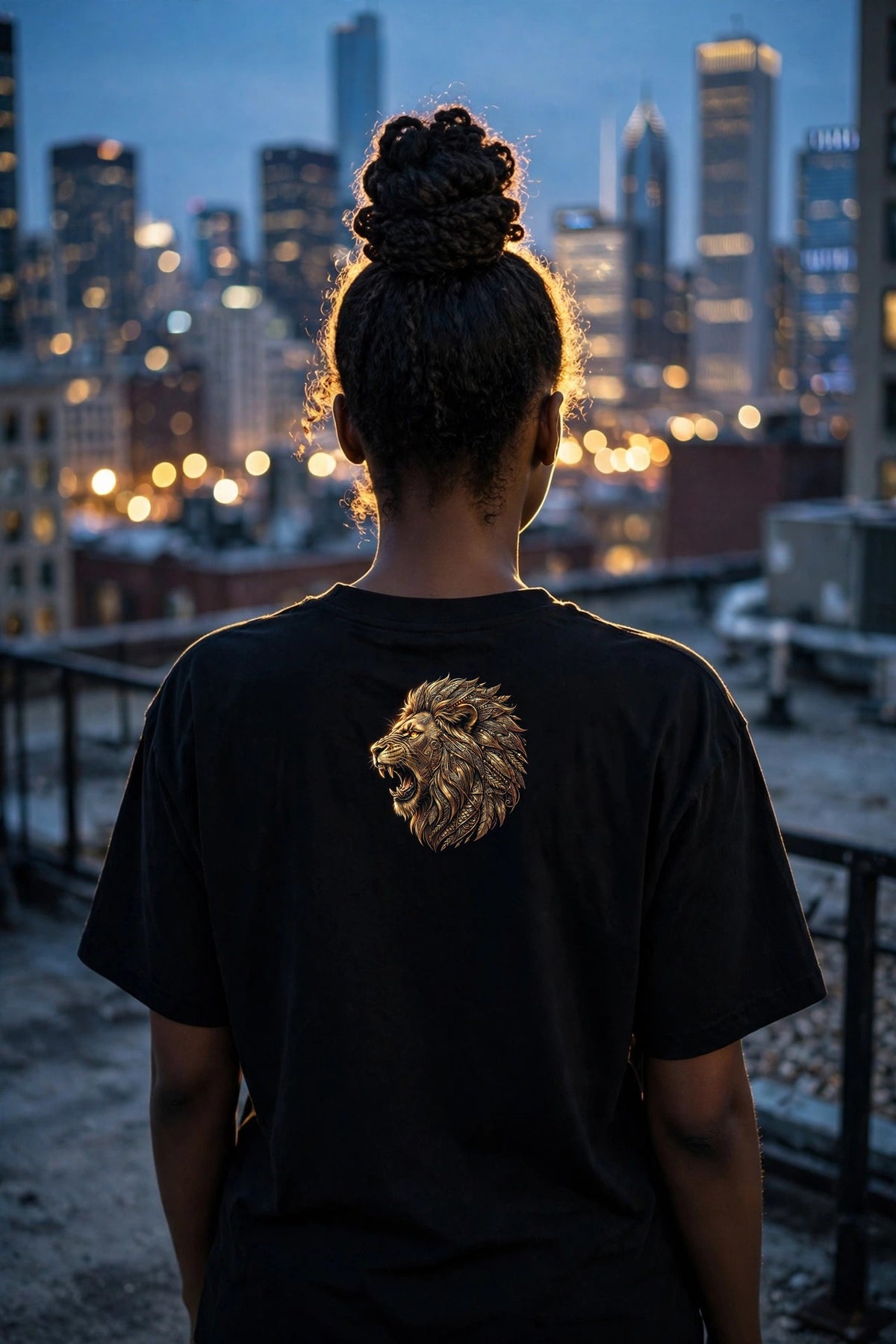 LEGACY Tee – Gold Lion Back Print