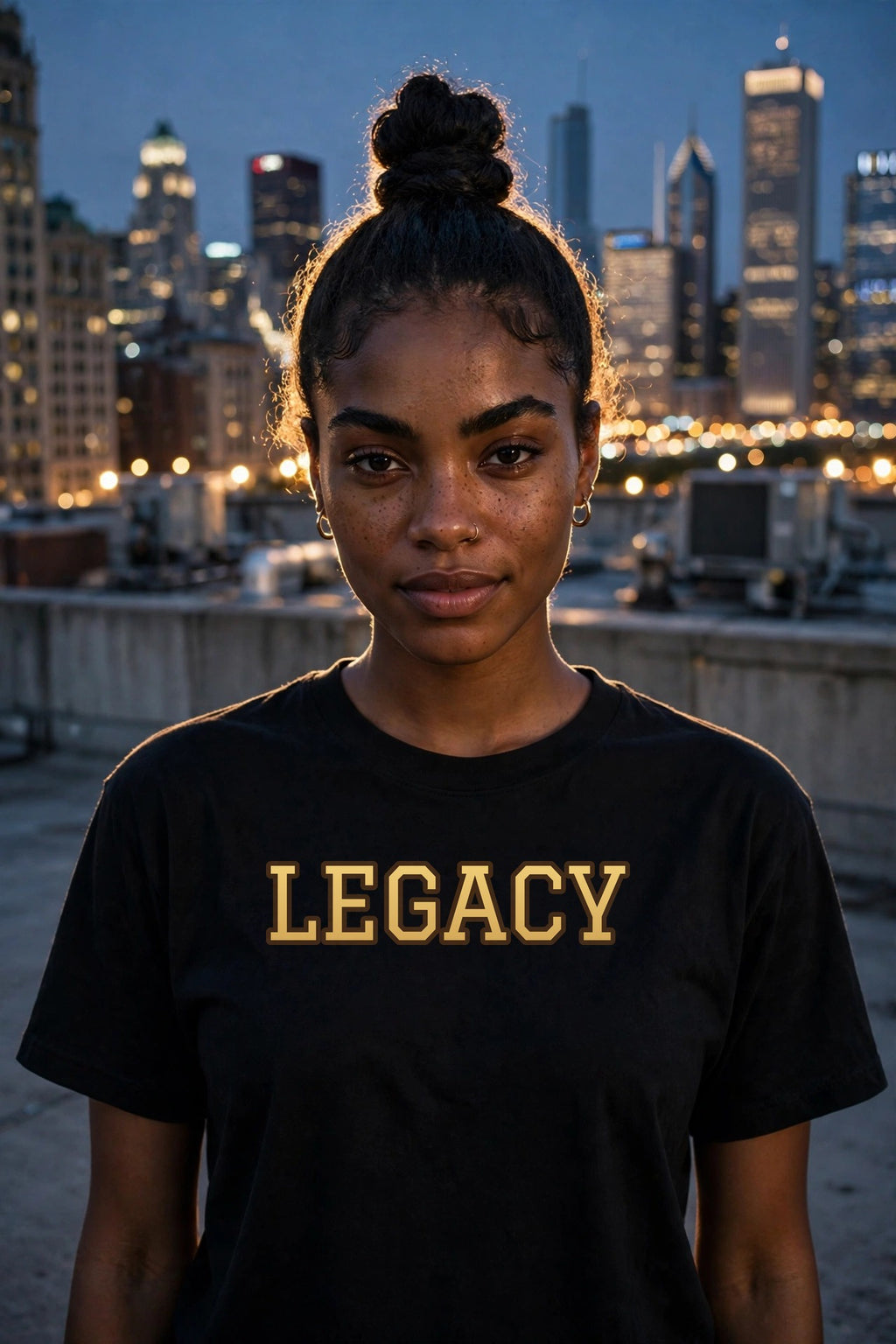 LEGACY Tee - Gold on Black