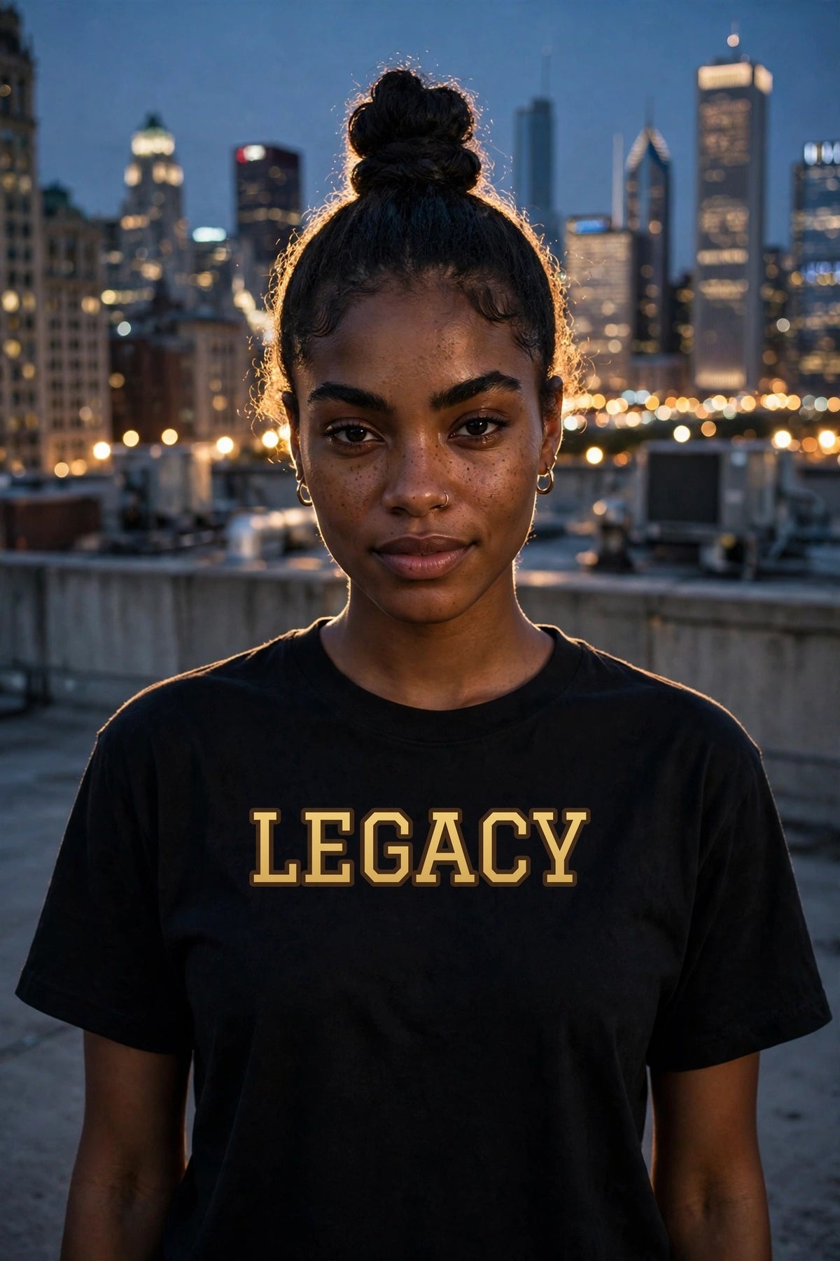 LEGACY Tee - Gold on Black