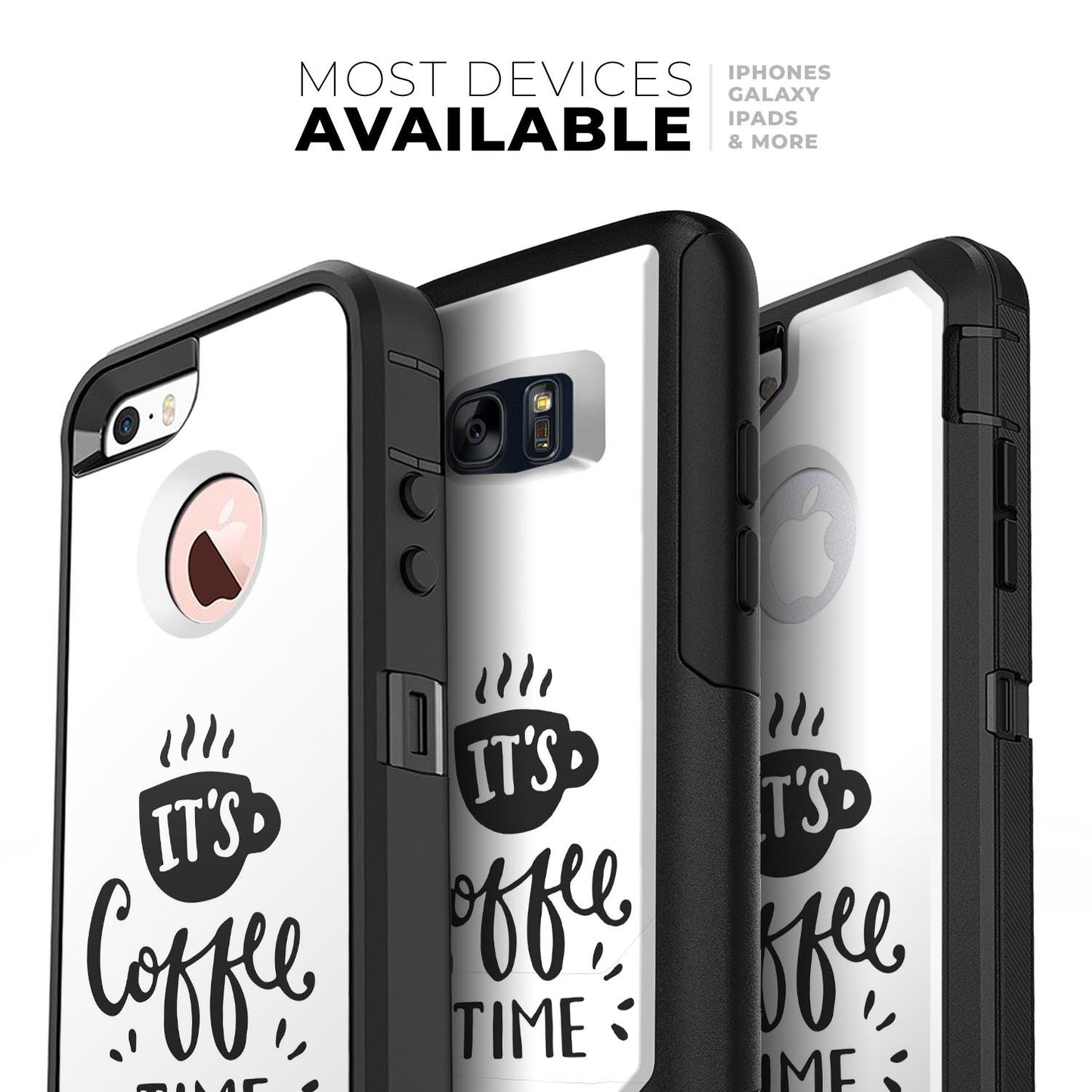 Its Coffee Time - Skin Kit for the iPhone OtterBox Cases