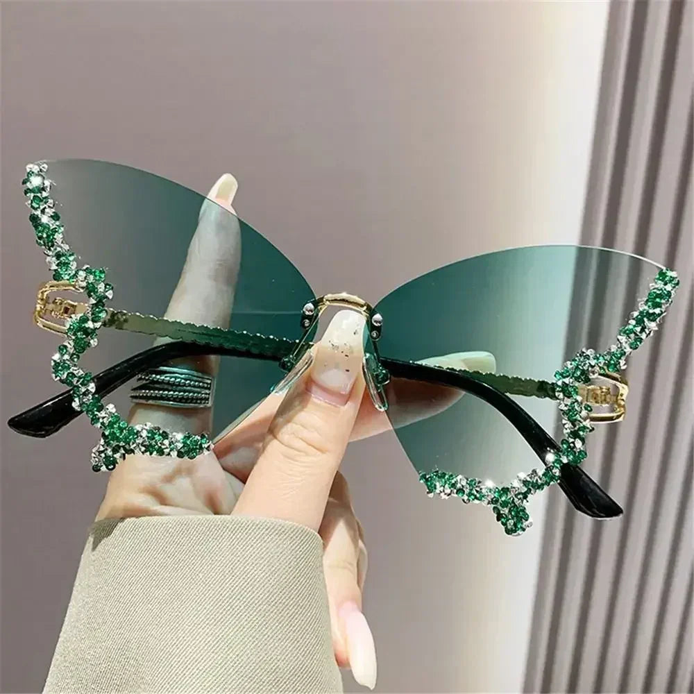 Monarch — Diamond Butterfly Sunglasses — butterfly sunglasses, alternate view