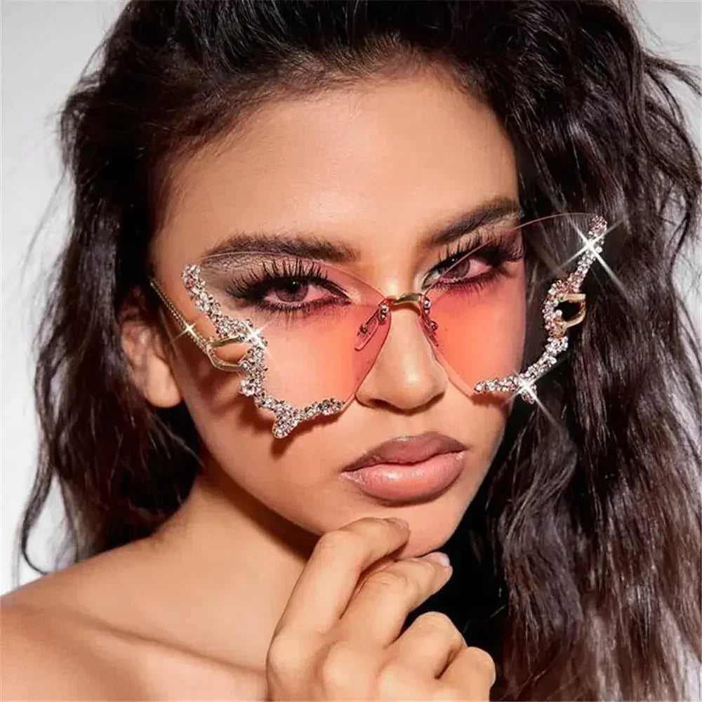 Monarch — Diamond Butterfly Sunglasses — butterfly sunglasses, product photo