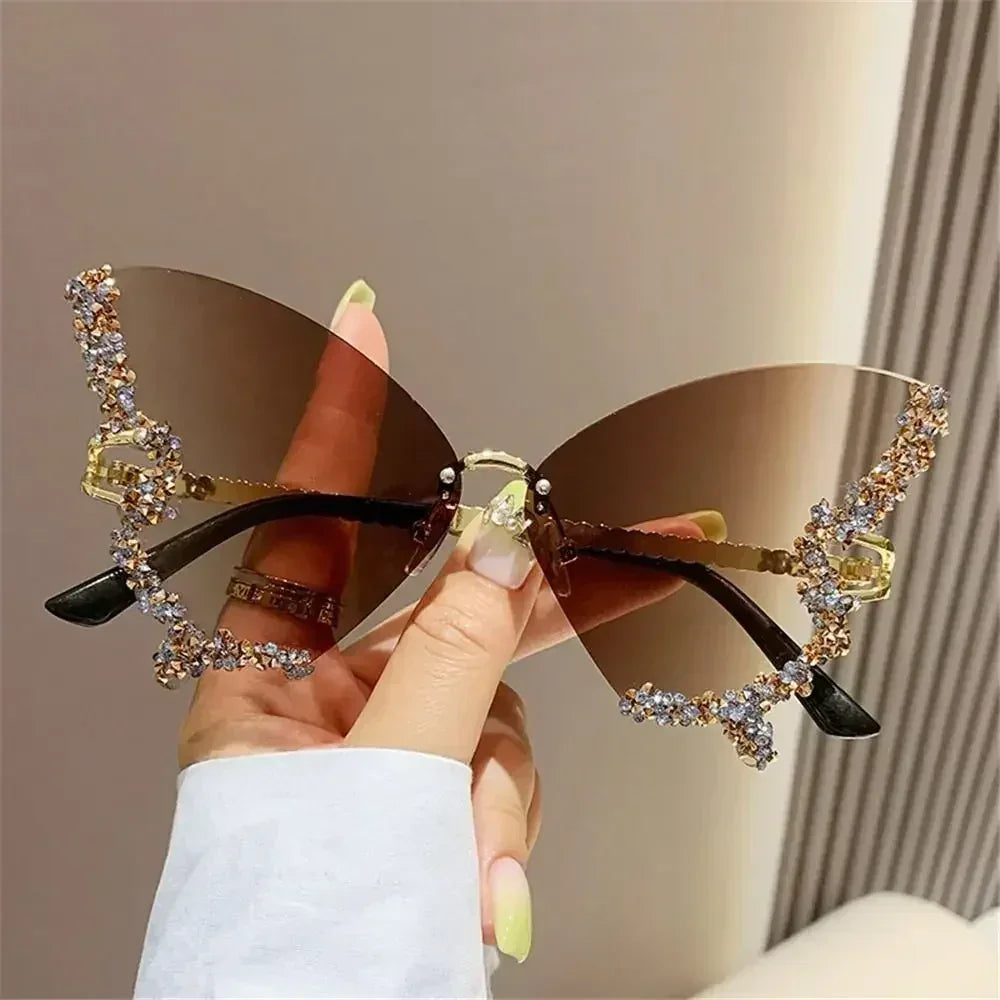 Monarch — Diamond Butterfly Sunglasses — butterfly sunglasses, alternate view