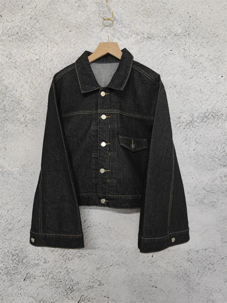 Women's Cropped Denim Jacket