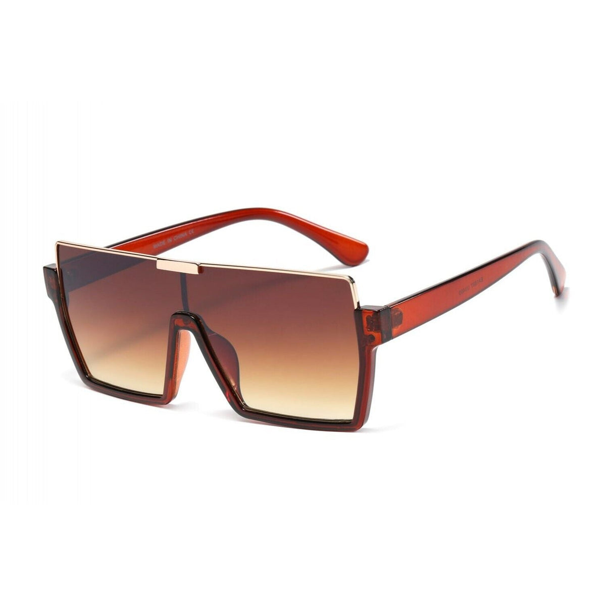 Apex — Oversized Shield Sunglasses — shield sunglasses, alternate view