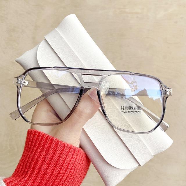 Double Take — Oversized Clear-Lens Frames — product, alternate view