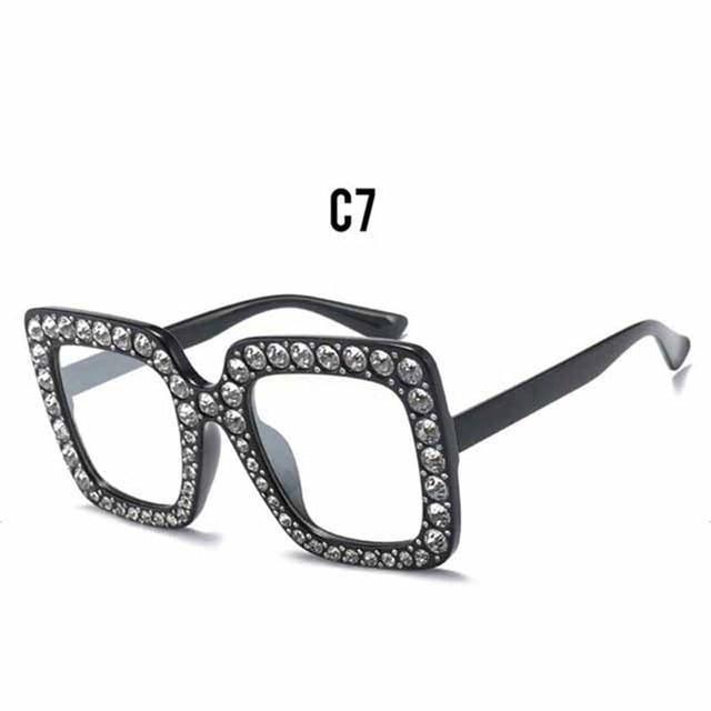 Empress — Square Diamond Sunglasses — square sunglasses, alternate view