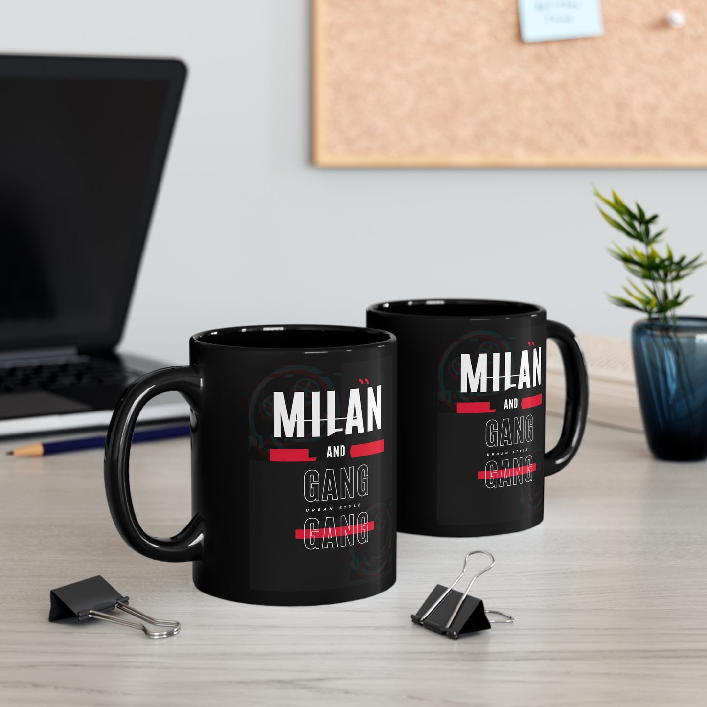 11oz Black Mug